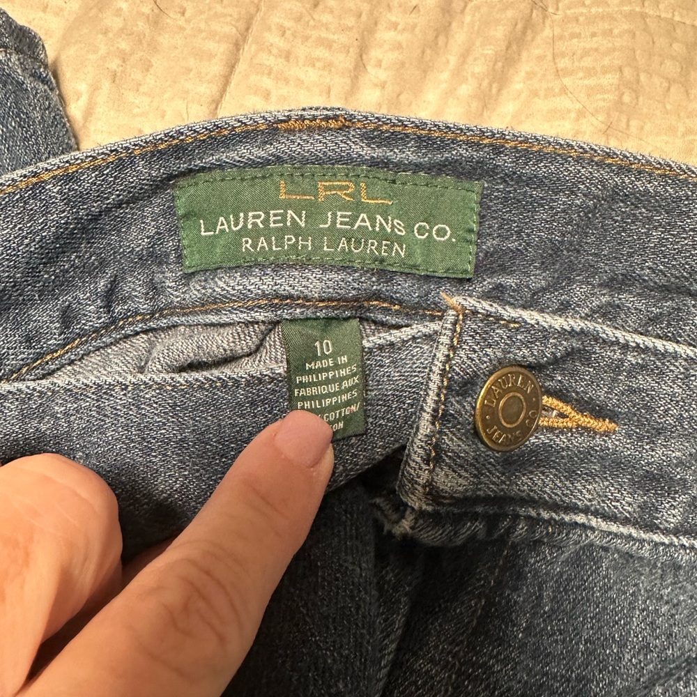Ralph Lauren Boyfriend Jeans Size 10x26” Medium‎ Wash